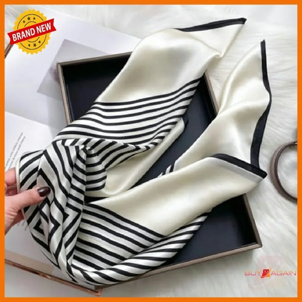 27x27 Mulberry Silk Square Scarf Versatile Headscarf Neckerchief